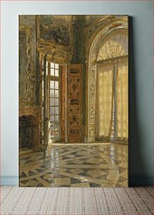 Πίνακας, Vestibule Corner ''Schleissheim," Prince Regent Luitpold's Palace, Herman Hartwich