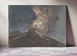 Πίνακας, Vesuvius in Eruption