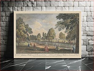 Πίνακας, Veue de St. James's Park pris de Rosamond's Pond