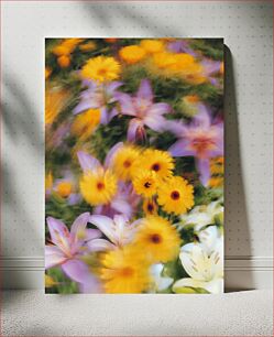 Πίνακας, Vibrant Floral Blur Ζωντανό λουλουδάτο θάμπωμα