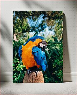 Πίνακας, Vibrant Parrot in Nature Ζωντανός παπαγάλος στη φύση