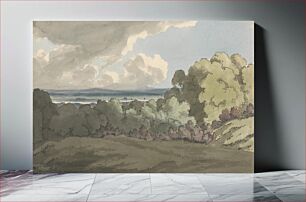 Πίνακας, View Across the Thames for Greenwich Park