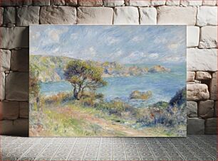 Πίνακας, View at Guernsey (1883) by Pierre-Auguste Renoir