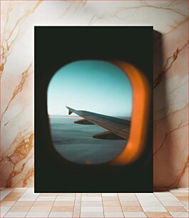 Πίνακας, View from Airplane Window Θέα από το παράθυρο του αεροπλάνου