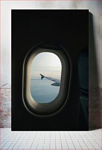 Πίνακας, View from Airplane Window Θέα από το παράθυρο αεροπλάνου