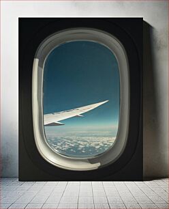 Πίνακας, View from an Airplane Window Άποψη από παράθυρο αεροπλάνου