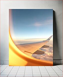 Πίνακας, View from an Airplane Window Άποψη από παράθυρο αεροπλάνου