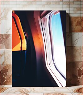 Πίνακας, View from the Airplane Window Άποψη από το παράθυρο του αεροπλάνου
