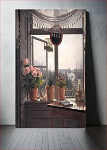 Πίνακας, View from the Artist's Window by Martinus Rørbye