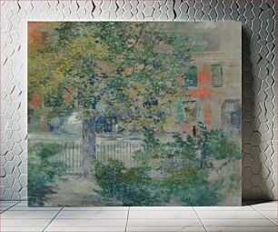 Πίνακας, View from the Artist's Window, Grove Street by Robert Frederick Blum