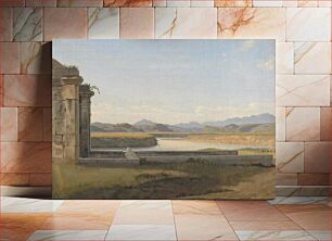 Πίνακας, View from the Fontana Acetosa, Rome by C.W. Eckersberg