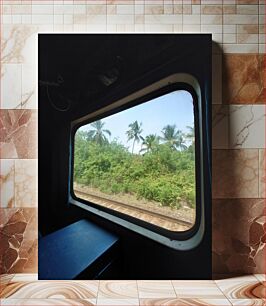 Πίνακας, View from Train Window Θέα από το παράθυρο του τρένου