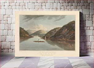 Πίνακας, View Near Fort Montgomery (No. 22 (later changed to No. 18) of The Hudson River Portfolio) by Etcher John Hill