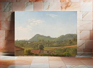 Πίνακας, View near Naples (ca. 1806) by Simon Denis