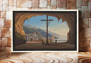 Πίνακας, View of Amalfi from the Capuchin Monastery, Italian