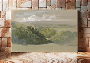 Πίνακας, View of Berry Pomeroy Castle