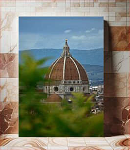 Πίνακας, View of Florence Cathedral Άποψη του καθεδρικού ναού της Φλωρεντίας