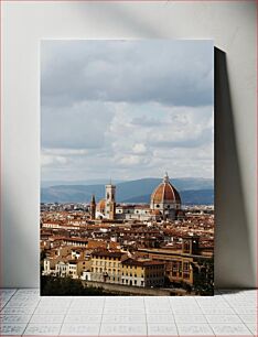 Πίνακας, View of Florence Duomo Άποψη του Duomo της Φλωρεντίας