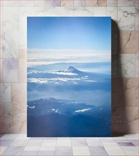 Πίνακας, View of Mount Fuji Άποψη του όρους Φούτζι