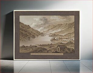 Πίνακας, View of Oberalp Lake by Franz Xaver Triner