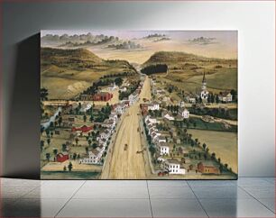 Πίνακας, View of Poestenkill, New York by Joseph H. Hidley