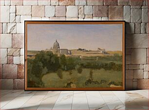 Πίνακας, View of Rome from Monte Pincio