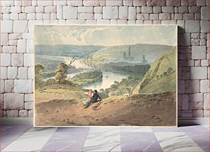 Πίνακας, View of Rouen from St. Catherine’s Hill by Richard Parkes Bonington