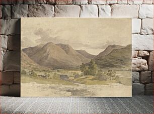 Πίνακας, View of Side Farm, Patterdale