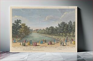Πίνακας, View of the Canal in St. James's Park, Buckingham House and Church taken from the Parade