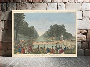 Πίνακας, View of the Canal of Fountainbleau