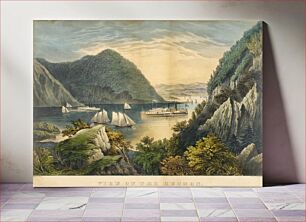 Πίνακας, View of the Hudson, Frances Flora Bond Palmer