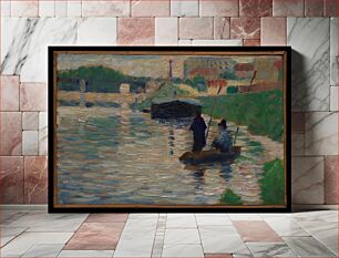 Πίνακας, View of the Seine by Georges Seurat