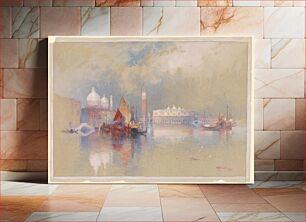 Πίνακας, View of Venice (1888) by Thomas Moran