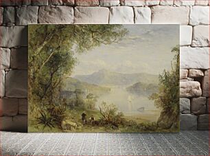Πίνακας, View on the Hudson River