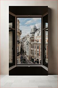 Πίνακας, View through the Window Προβολή μέσα από το παράθυρο