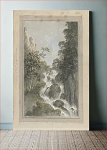 Πίνακας, Views in England, Scotland and Wales: Upper part of the Fall of Lowdoor, A Study from Nature