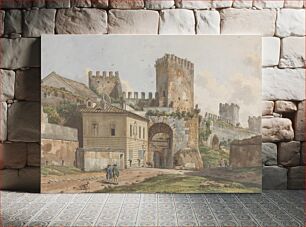 Πίνακας, Views in the Levant: Gateway in a City Wall With Towers
