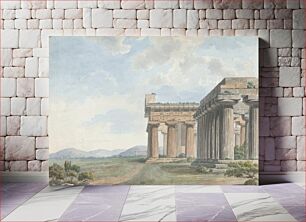 Πίνακας, Views in the Levant: Temple Ruins at Paestum