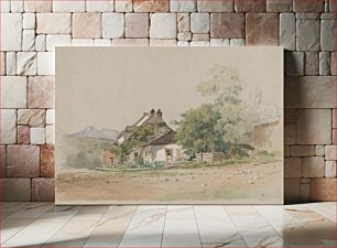 Πίνακας, Village cottage, Jan Novopacký