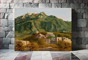 Πίνακας, Village on the Island of Ischia (ca. 1826) by Sébastien–Louis–Guillaume Norblin de la Gourdaine