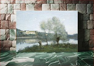 Πίνακας, Ville–d'Avray (ca. 1865) by Jean Baptiste Camille Corot