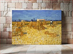 Πίνακας, Vincent Van Gogh - Corn Harvest in Provence