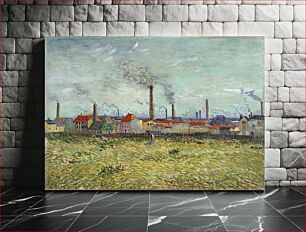 Πίνακας, Vincent van Gogh's Factories at Clichy (1887)