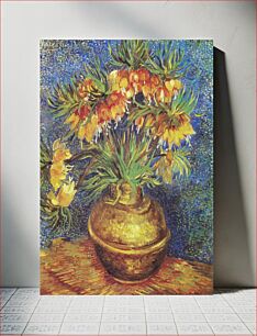 Πίνακας, Vincent van Gogh's Imperial Fritillaries in a Copper Vase (1887)