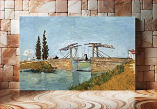 Πίνακας, Vincent van Gogh's Langlois Bridge at Arles (1888)