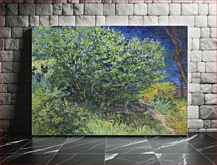Πίνακας, Vincent van Gogh's Lilac Bush (1889)