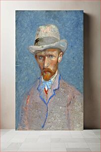 Πίνακας, Vincent van Gogh's Self-portrait with a Gray Straw Hat (1887)