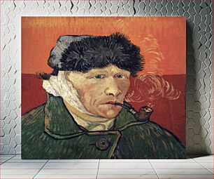 Πίνακας, Vincent van Gogh's Self-Portrait with Bandaged Ear and Pipe (1889)