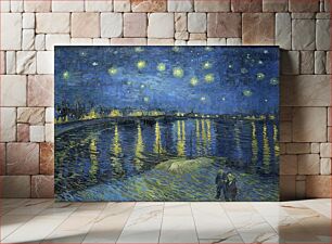 Πίνακας, Vincent van Gogh's Starry Night Over the Rhone (1888)