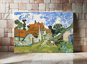 Πίνακας, Vincent van Gogh's Street in Auvers-sur-Oise (1890)